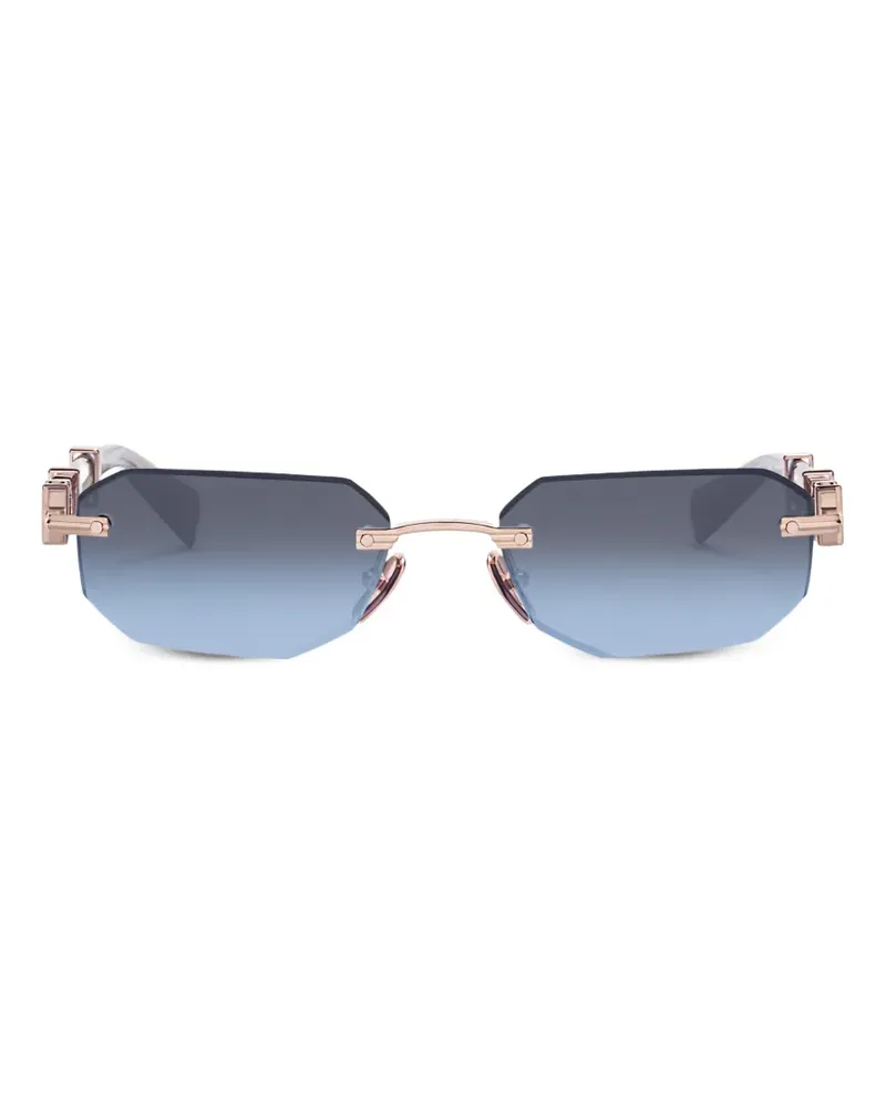 Balmain Arcade geometric-frame sunglasses - Rosa Rosa