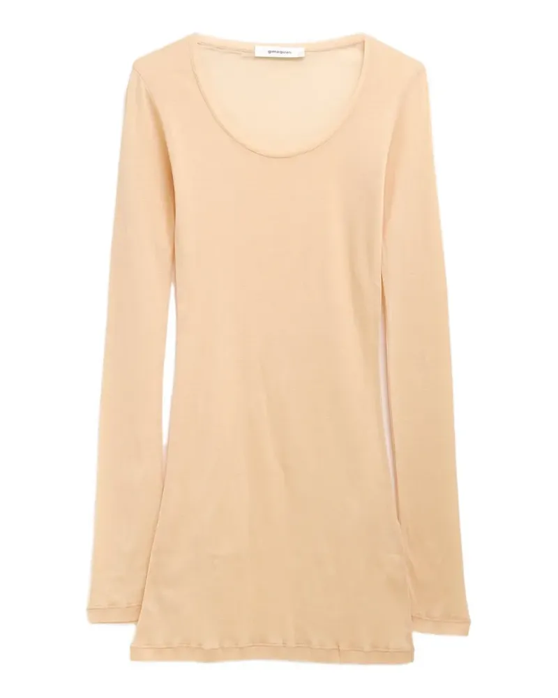 GIMAGUAS Bahmon scoop-neck mini dress - Nude Nude