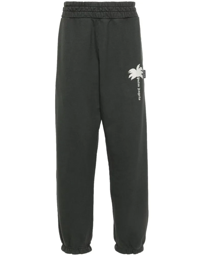 Palm Angels The Palm Jogginghose aus Baumwolle - Grau Grau