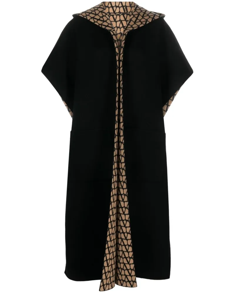 Valentino Garavani Toile Iconographe Mantel - Schwarz Schwarz