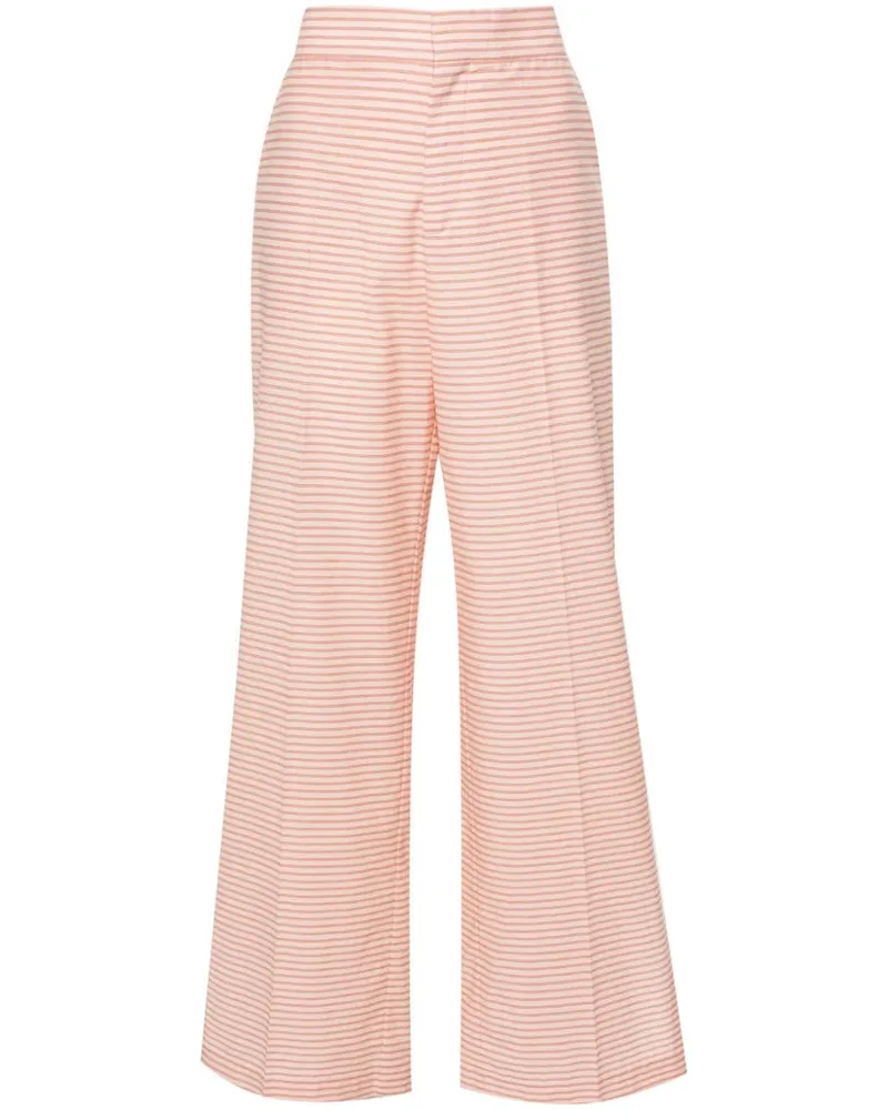 AERON Gestreifte Bliss Palazzohose - Rosa Rosa