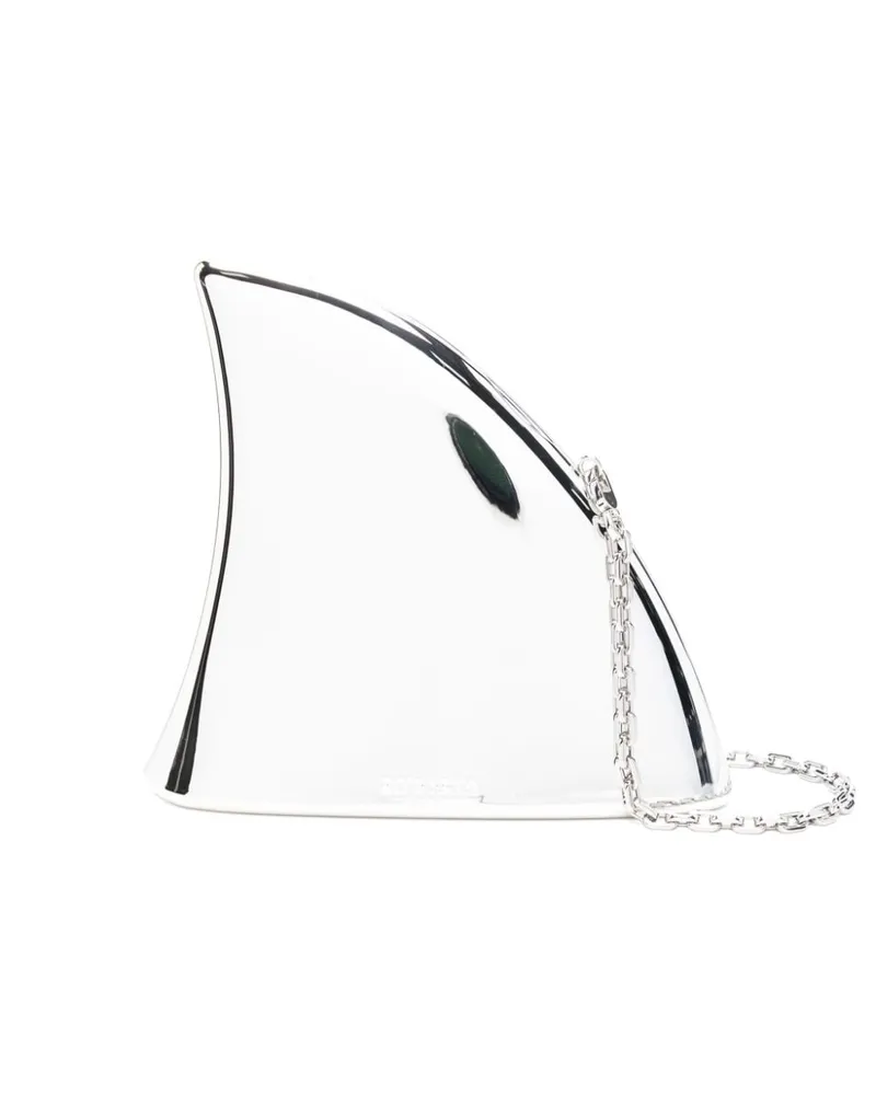 David Koma The Apex Mini-Tasche - Silber Silber