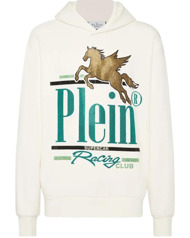 Philipp Plein Racing Club Hoodie - Nude Nude