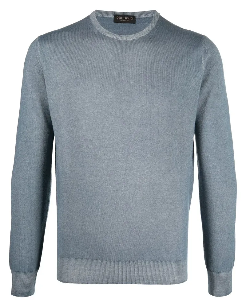 Dell'oglio Strickpullover mit Rundhalsausschnitt - Blau Blau