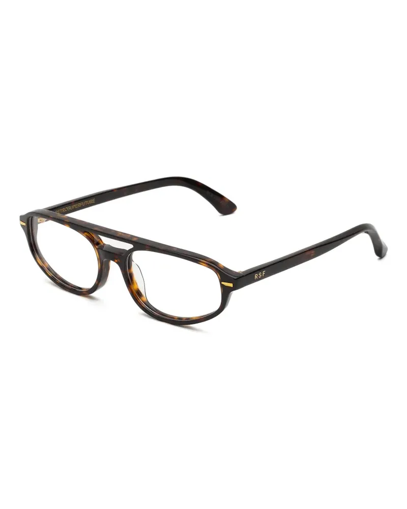 RETROSUPERFUTURE Klassische Pilotenbrille - Braun Braun
