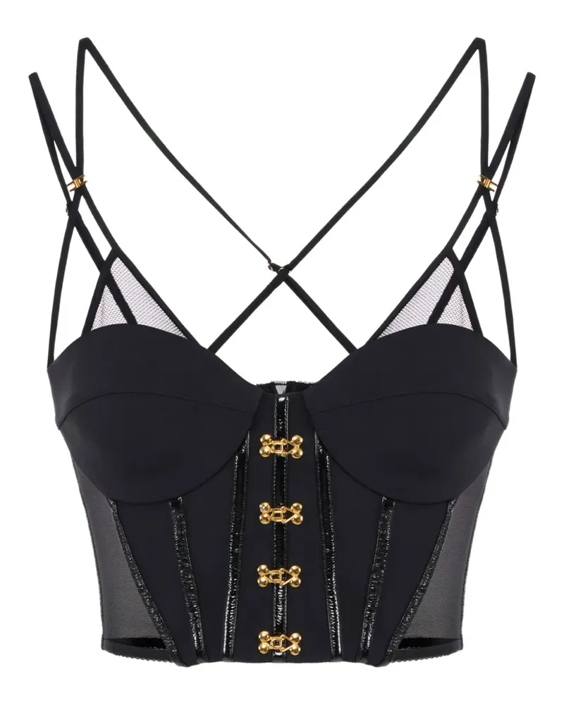 Elisabetta Franchi Klassisches Top - Schwarz Schwarz