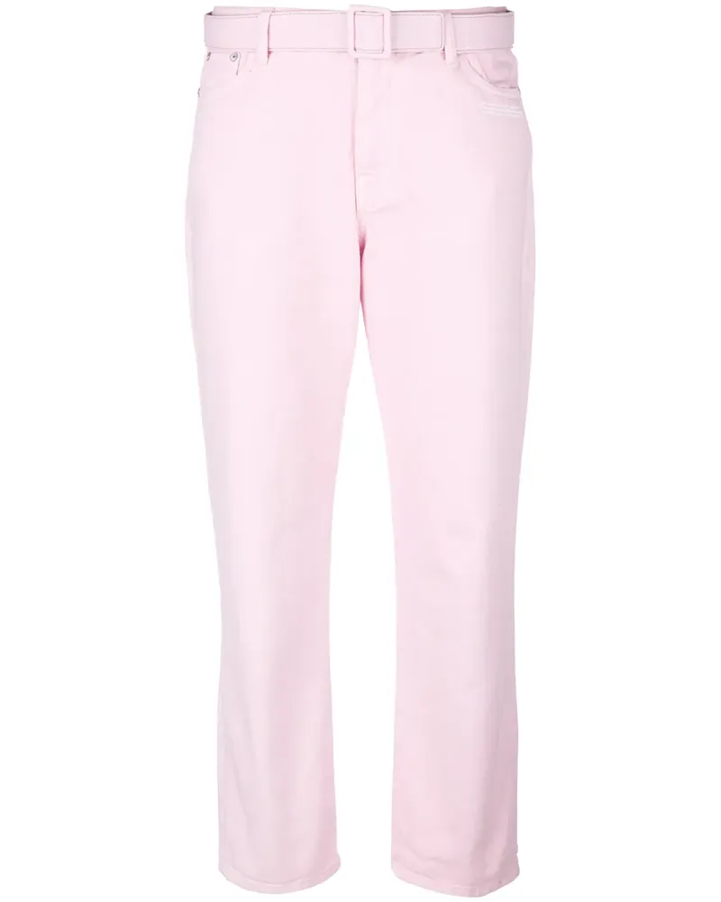 OFF-WHITE Skinny-Jeans mit Taschen - Rosa Rosa