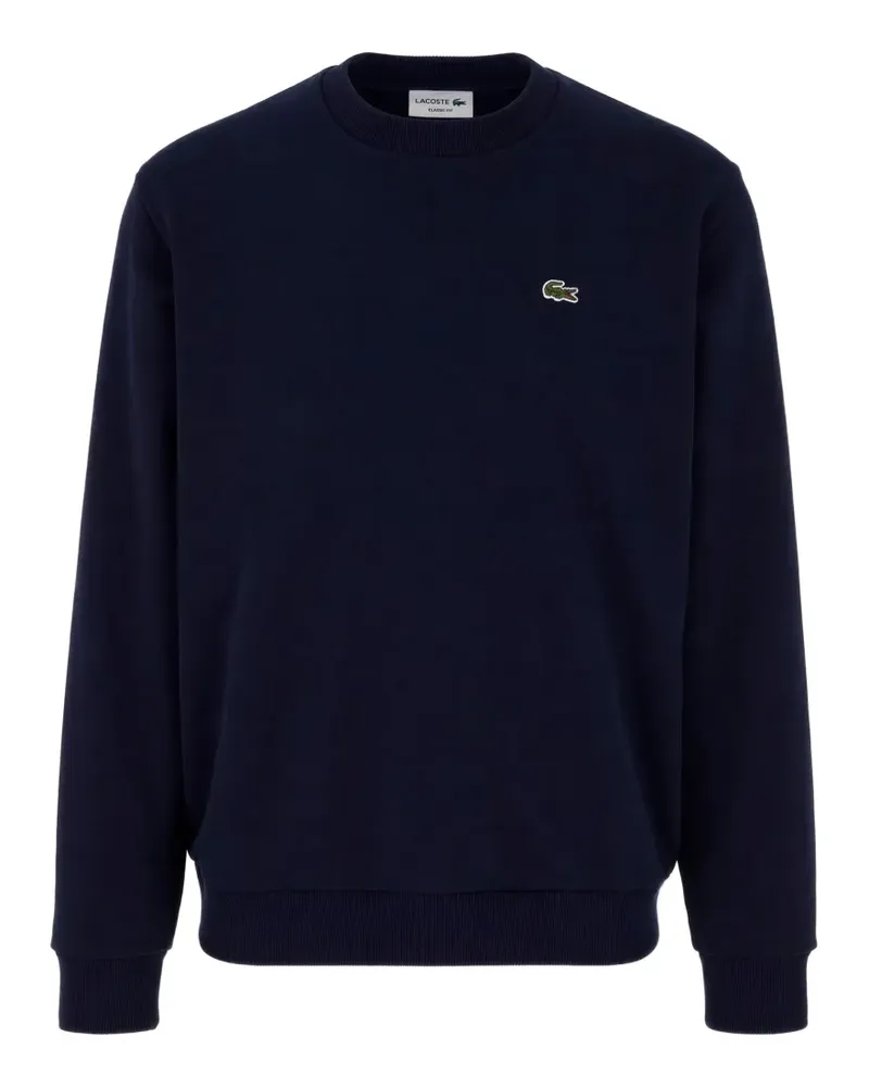 Lacoste cotton fleece sweatshirt - Blau Blau