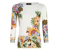 Pullover mit Blumen-Print