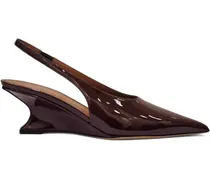Slingback-Pumps 50mm - Braun
