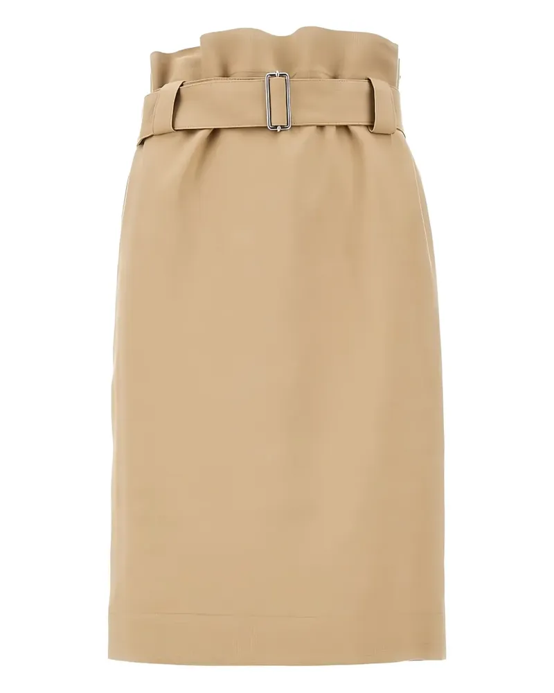 MSGM Bleistiftrock mit Gürtel - Nude Nude