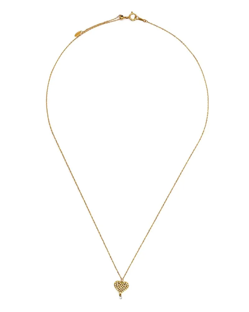 PERSEE 18kt Gelbgoldhalskette mit Diamanten Gold