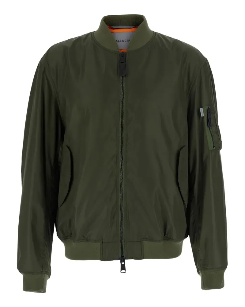 Balenciaga zip-up bomber jacket - Grün Grün
