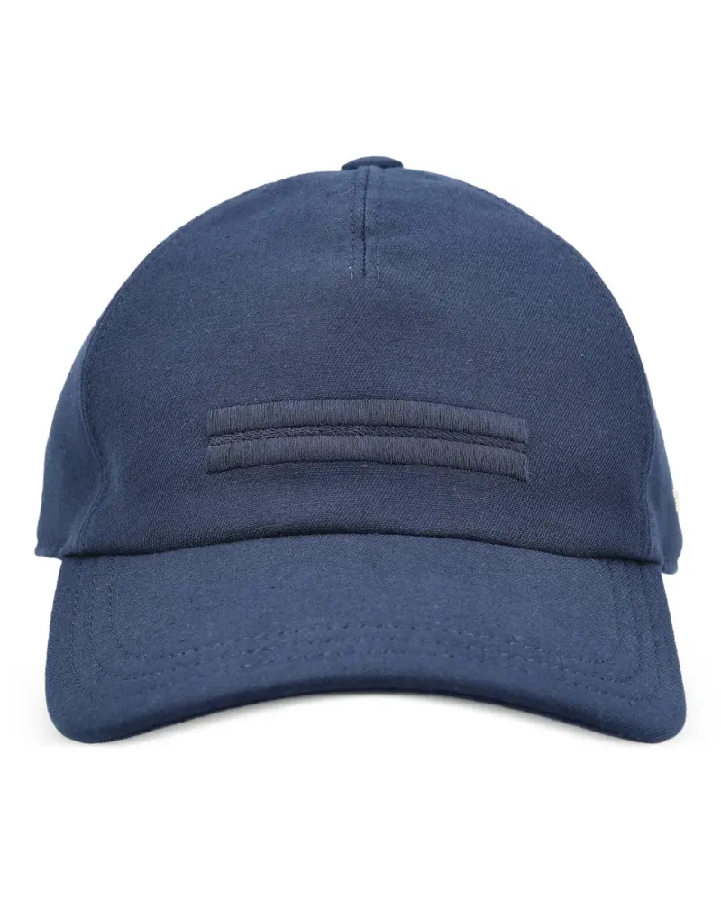 Ermenegildo Zegna embroidered baseball cap - Blau Blau