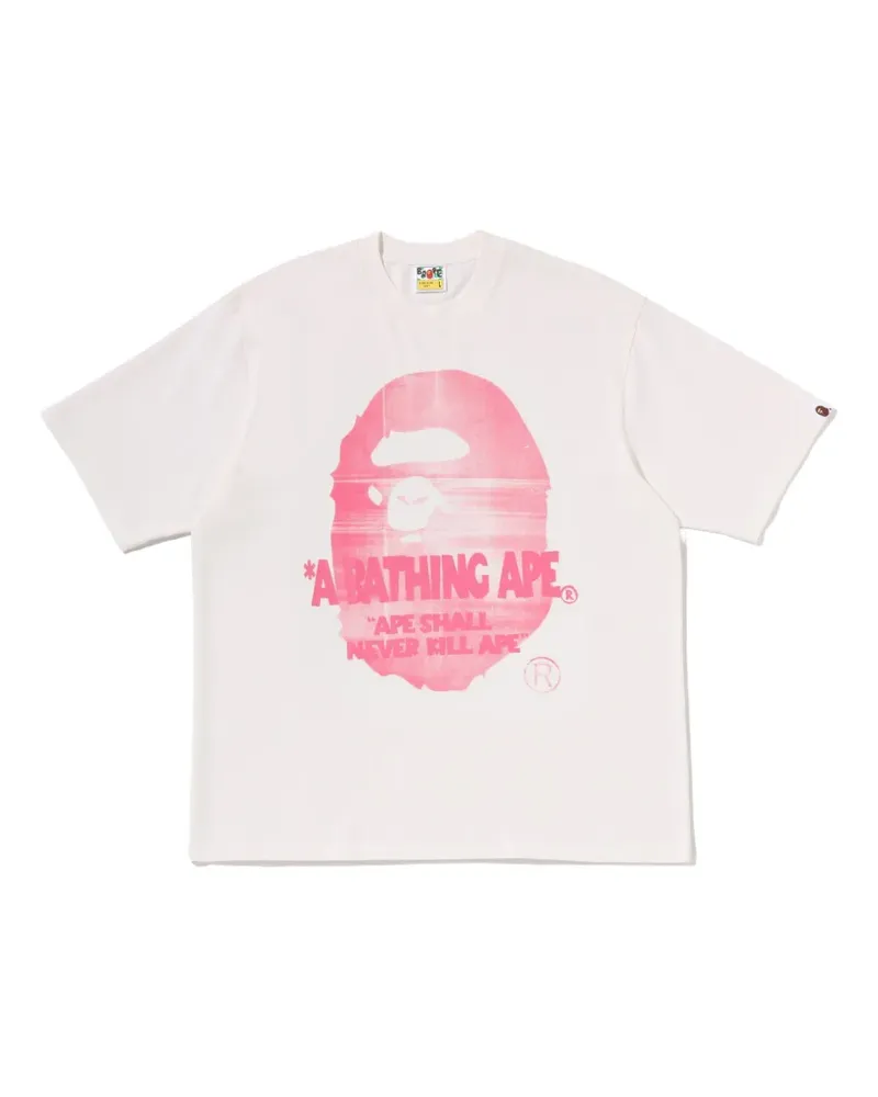 BAPE Ape Head T-Shirt - Weiß Weiß