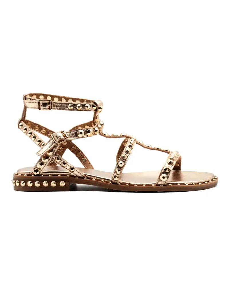 ash Precious Sandalen mit Nieten - Gold Gold