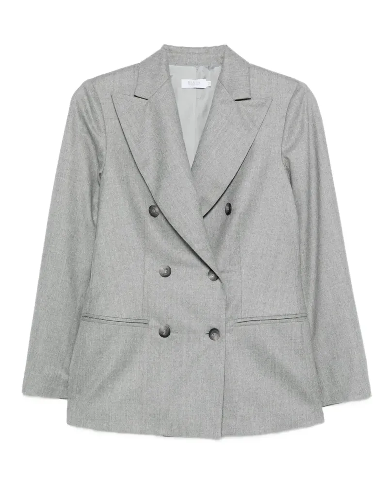 BARBA double-breasted blazer - Grau Grau