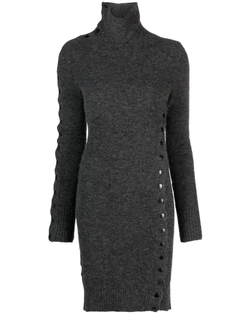 Isabel Marant Marina Strickkleid mit Cut-Out - Grau Grau