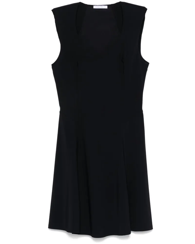 Patrizia Pepe Ausgestelltes Minikleid - Schwarz Schwarz