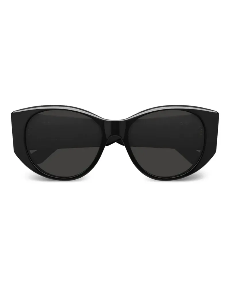Balenciaga geometric logo sunglasses - Schwarz Schwarz