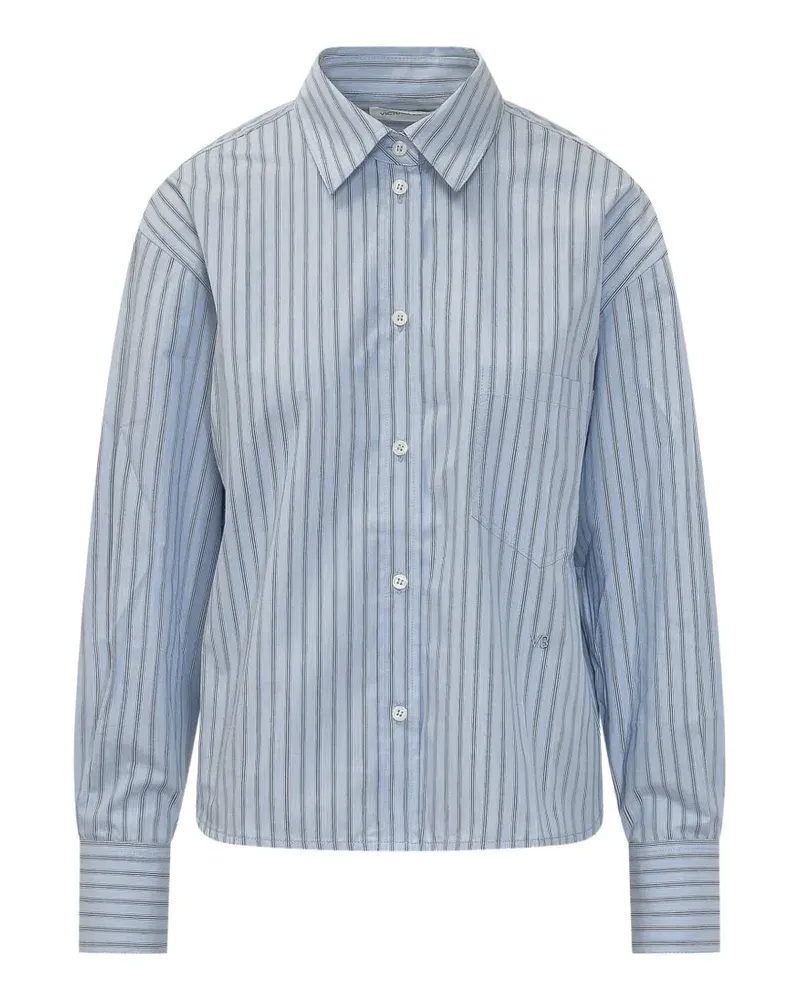 Victoria Beckham Ellys striped shirt - Blau Blau