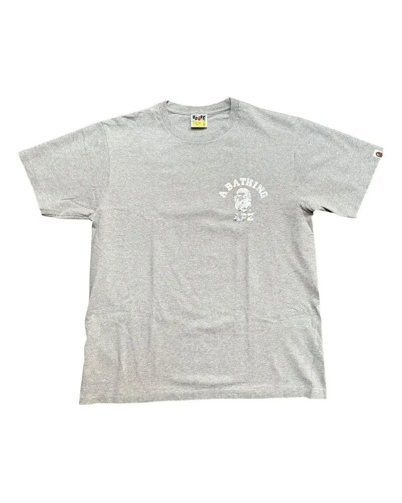 BAPE Honeycomb Camo College T-shirt - Grau Grau