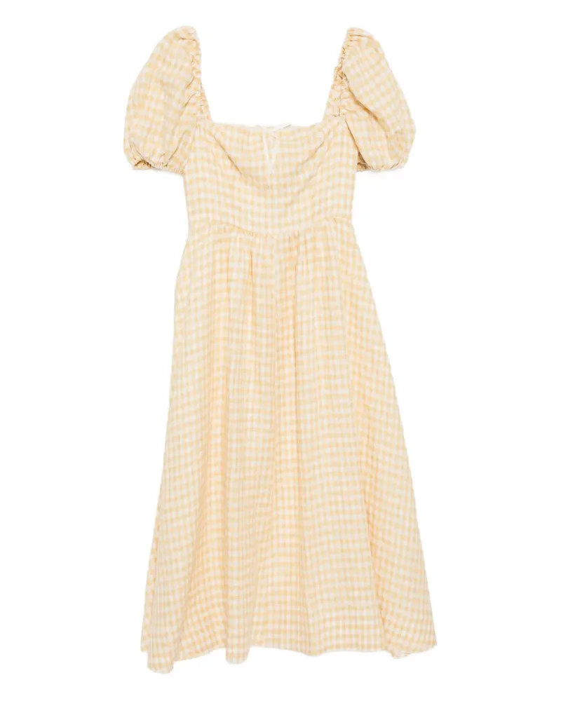 Reformation Marella Leinenkleid - Gelb Gelb