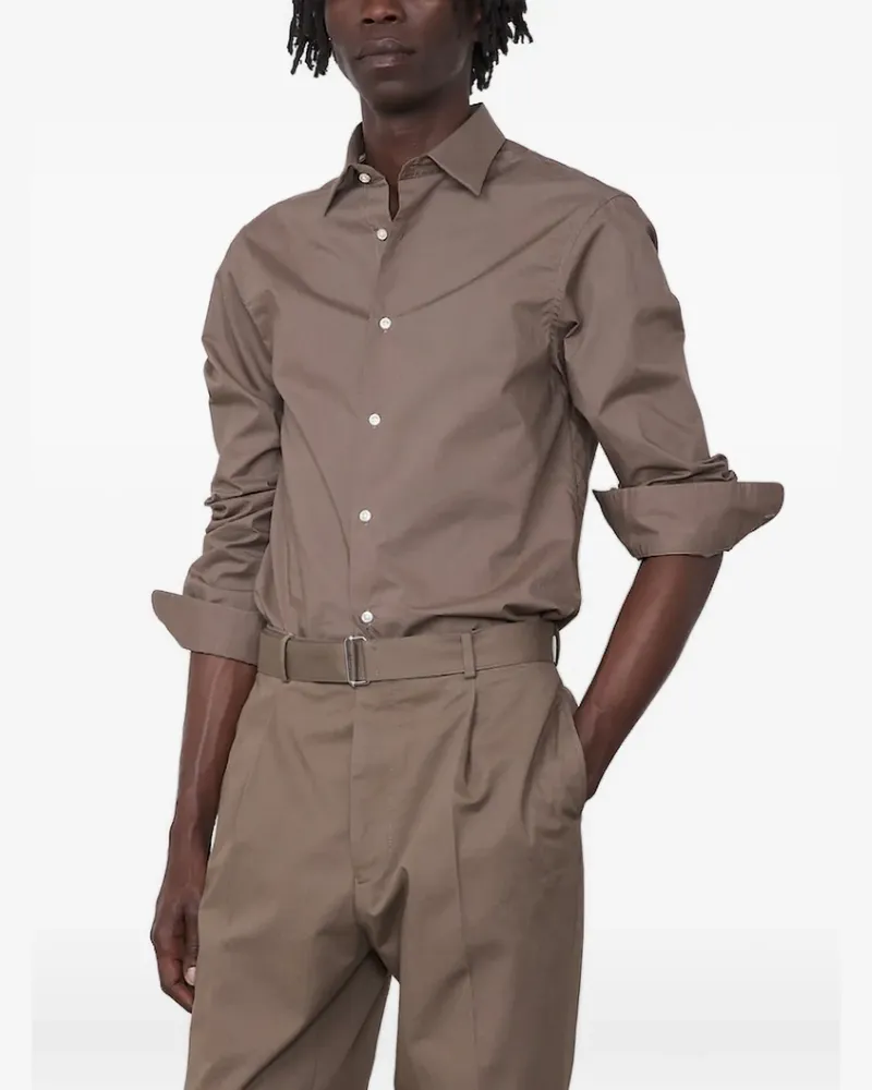 Officine Generale Eloi long-sleeves button-down shirt - Weiß Weiß