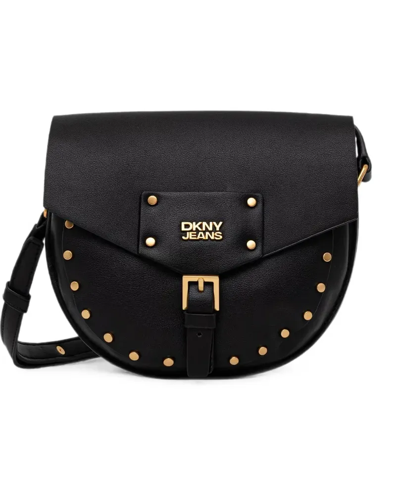 DKNY Payton stud-embellished shoulder bag - Schwarz Schwarz