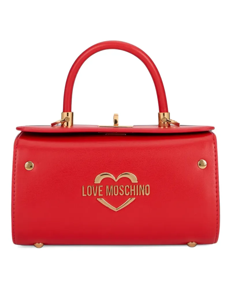 Moschino Tote Bag mit Herzmotiv und Henkel - Rot Rot