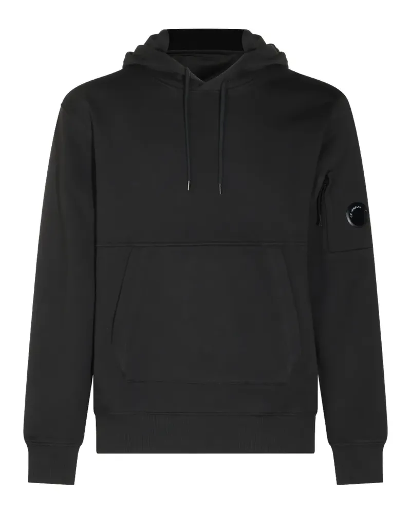 C.P. Company Hoodie mit Linsen-Detail - Schwarz Schwarz