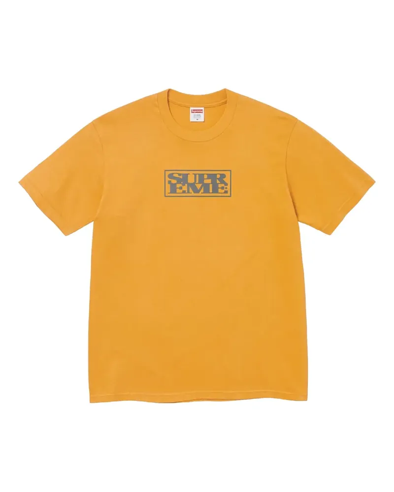 Supreme Being Connect T-Shirt mit Logo-Print - Gelb Gelb