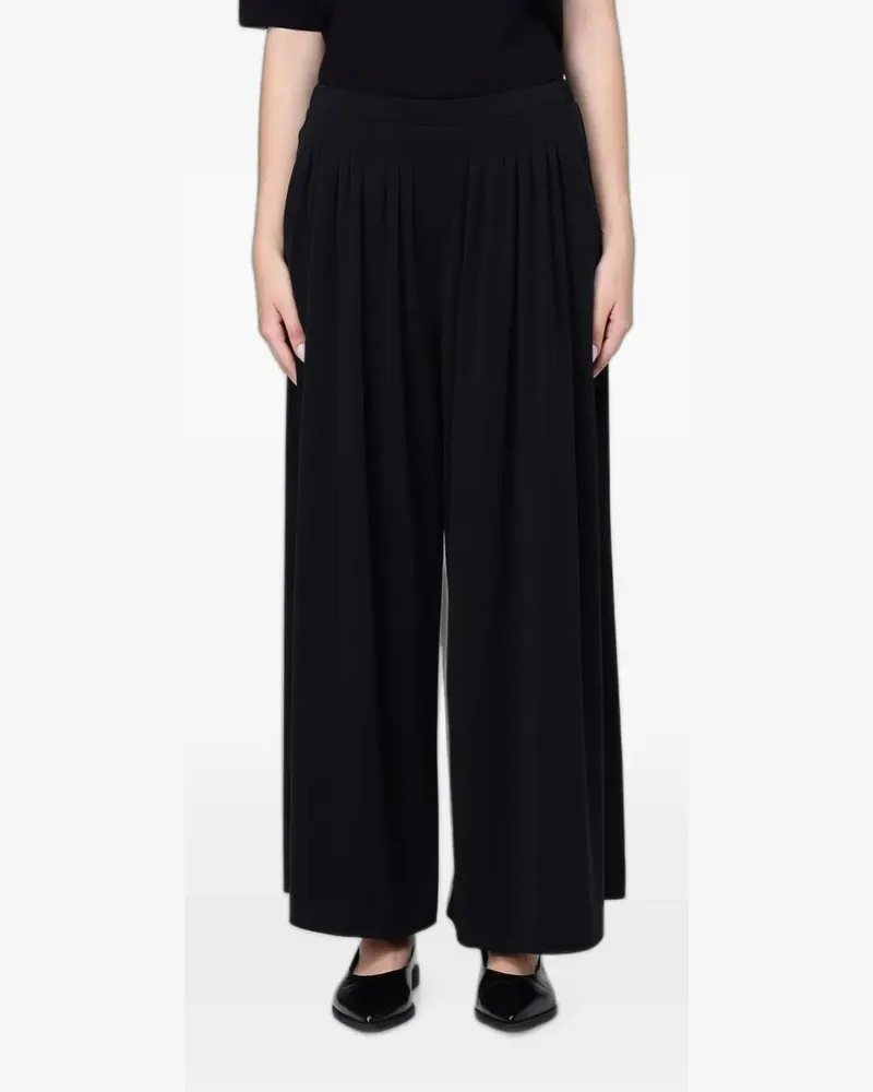 Max Mara pleated wide-leg trousers - Schwarz Schwarz