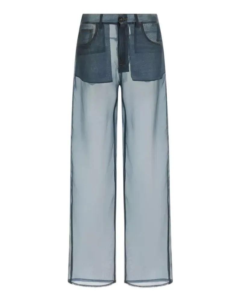 Haikure Bonnie silk jeans - Blau Blau