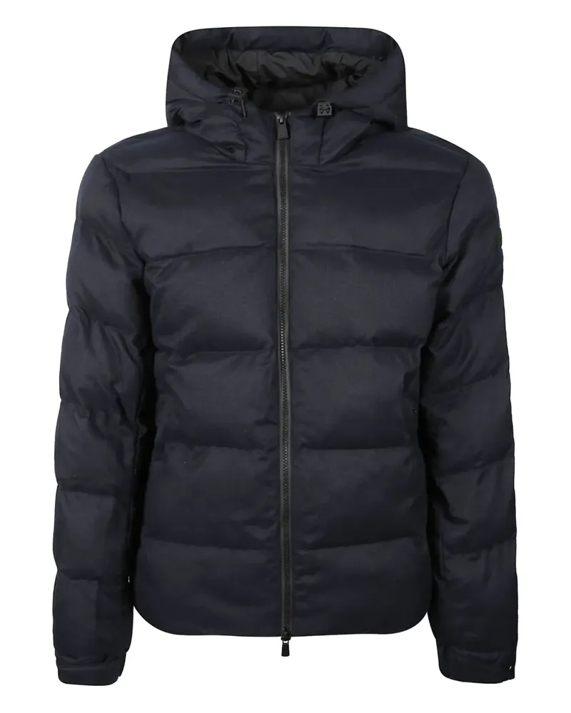 MC2 Saint Barth Wattierte Maier Kapuzenjacke - Blau Blau