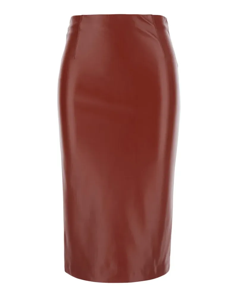 Jucca concealed-fastening midi skirt - Rot Rot