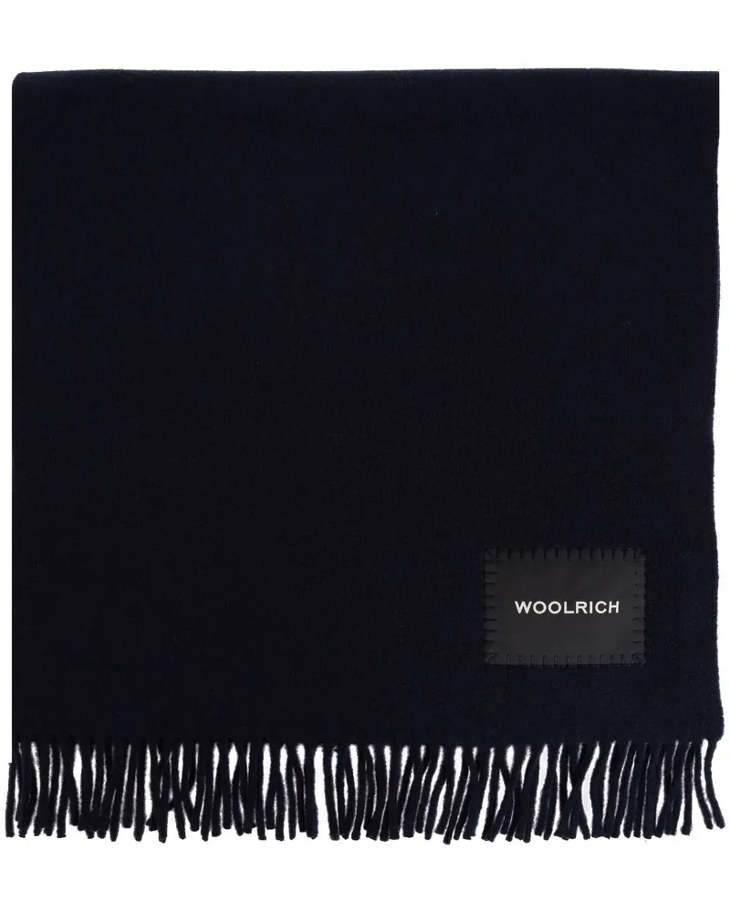 Woolrich Schal aus reiner Schurwolle - Schwarz Schwarz