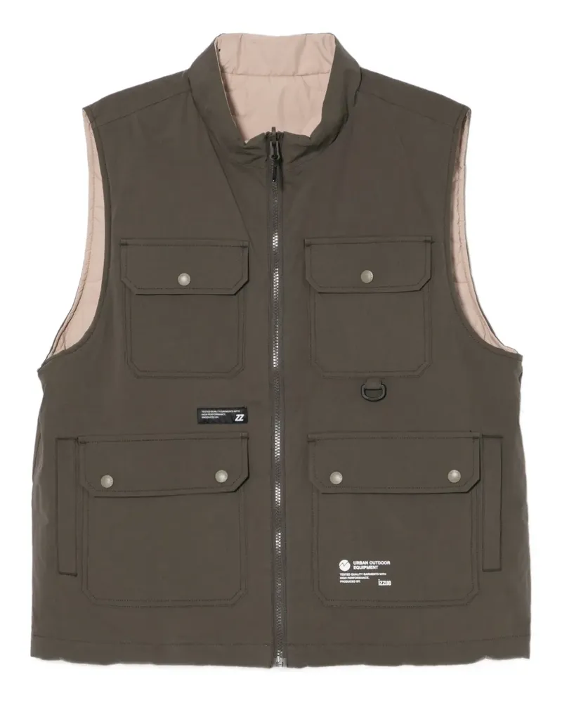 Izzue Wendbare Weste - Grün Grün