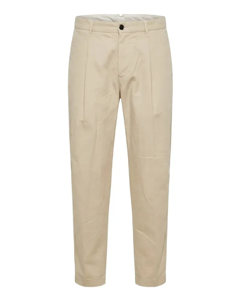 nine:inthe:morning panelled pleated trousers - Nude Nude