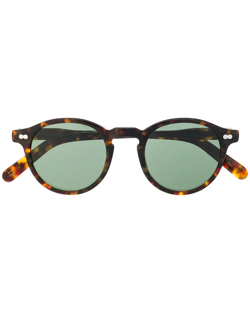 MOSCOT Sonnenbrille mit rundem Gestell - Braun Braun