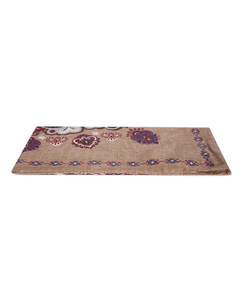 Dell'oglio Tokyo Schal mit Paisley-Print - Nude Nude