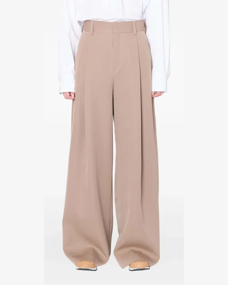 kolor Palazzohose mit Falten - Braun Braun