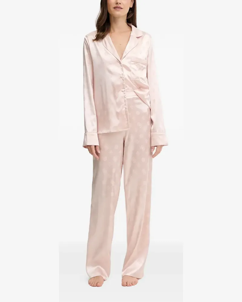 Guess Sylvie Pyjama mit Logo - Rosa Rosa