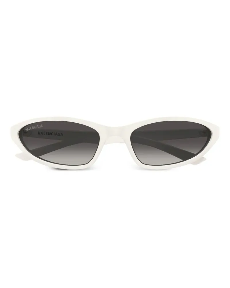 Balenciaga cat-eye sunglasses - Weiß Weiß