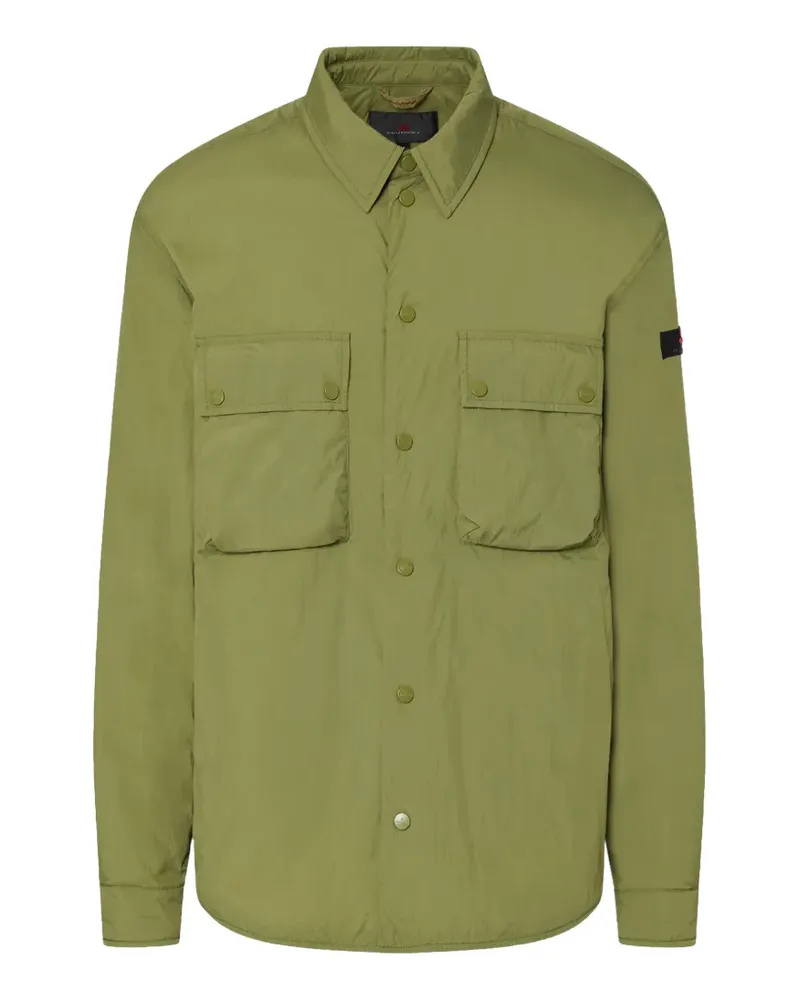 Peuterey buttoned chest-pocket shirt - Grün Grün