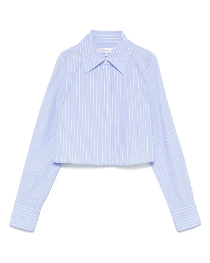 Frame Denim Gestreiftes Hemd - Blau Blau