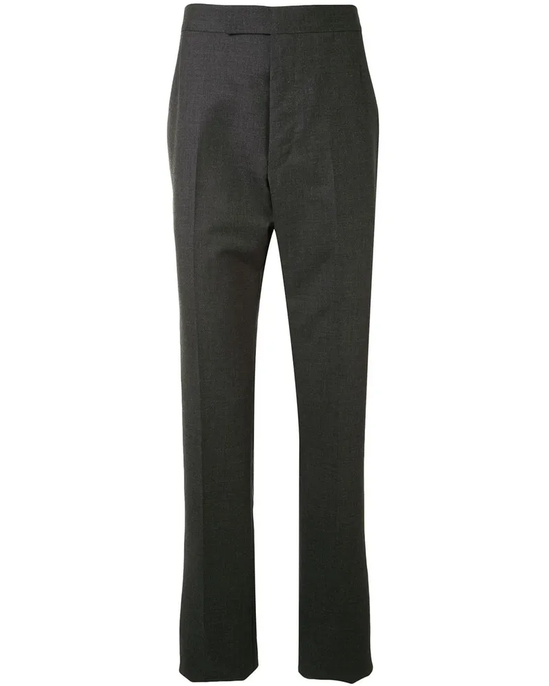 Thom Browne Super 120s Hose mit Riegel - Grau Grau
