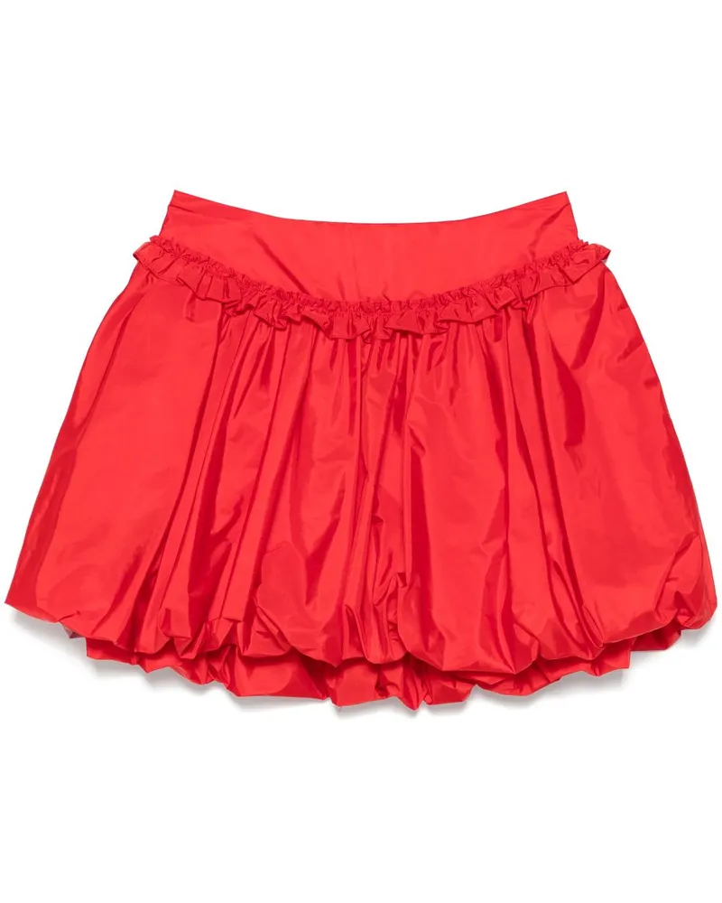 Simone Rocha Minirock mit Raffungen - Rot Rot