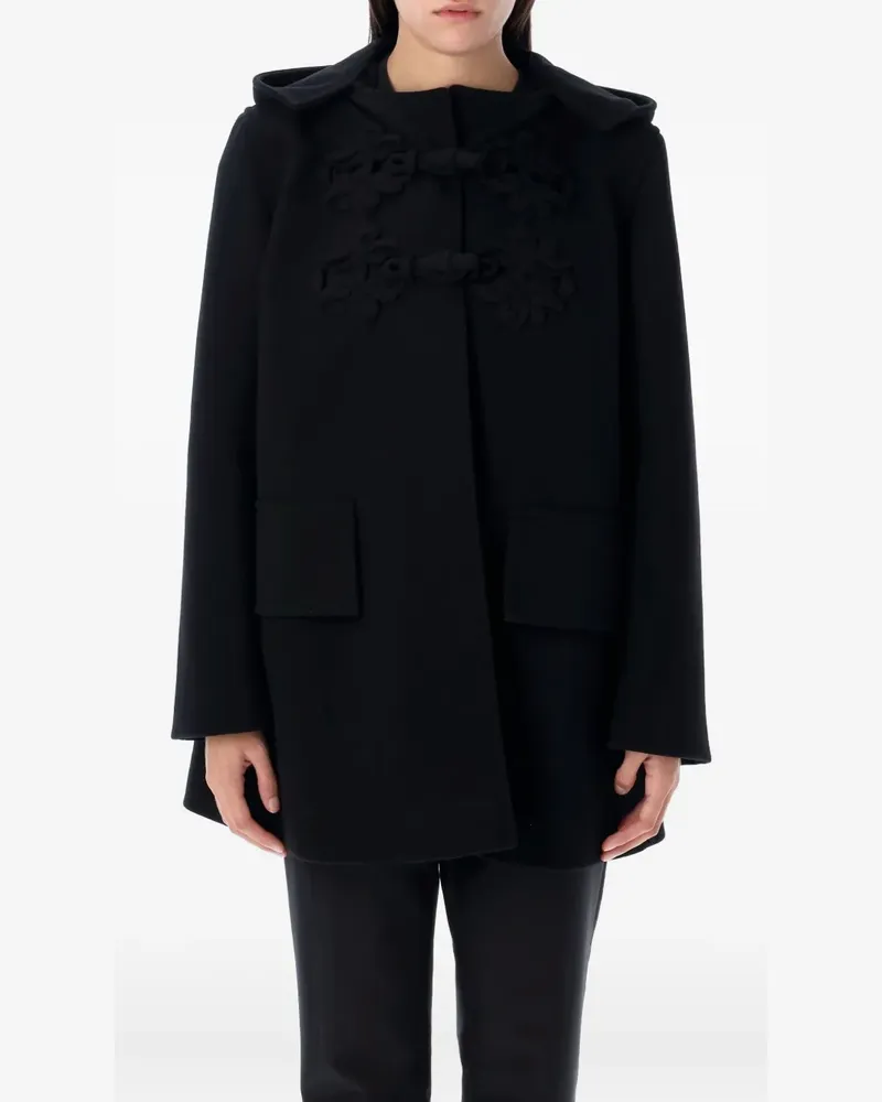 Valentino Garavani Compact Cabanjacke mit Stickerei - Schwarz Schwarz