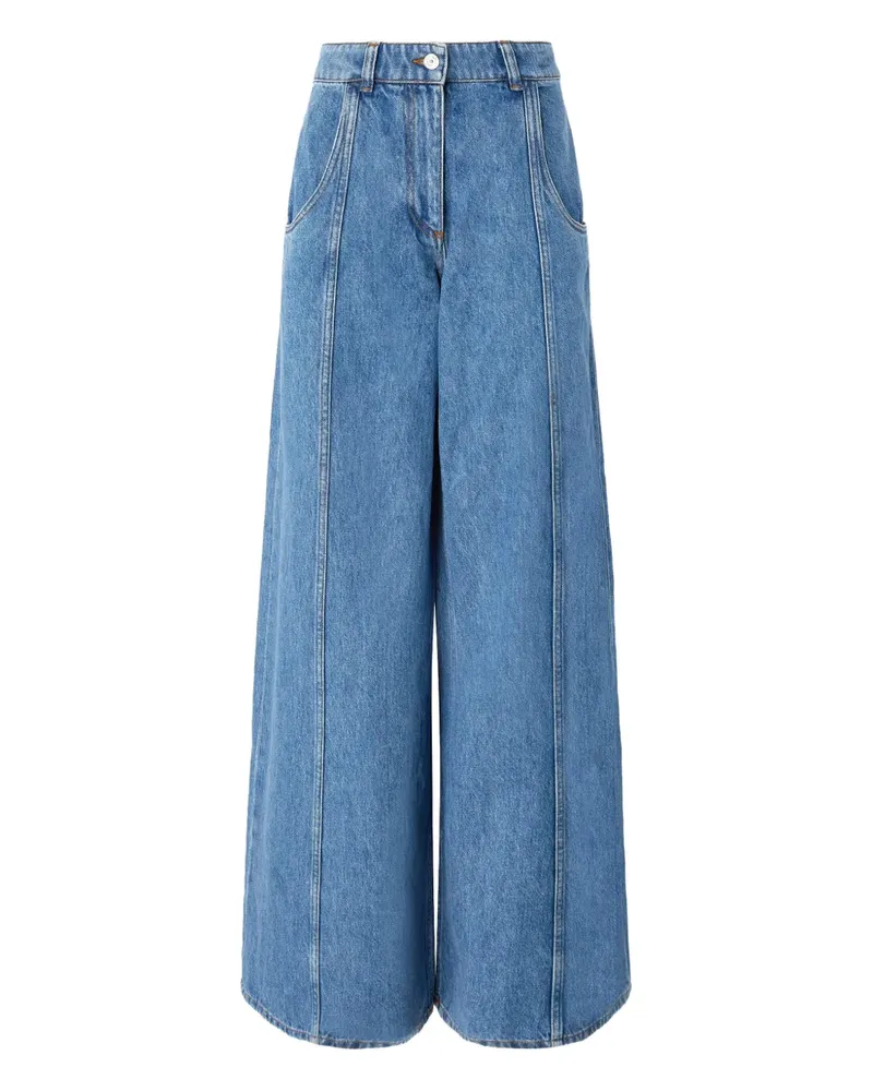 Missoni Jeans mit hohem Bund - Blau Blau